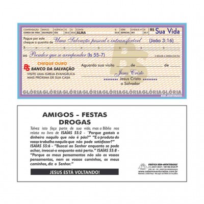 Folheto: Cheque da Salvação