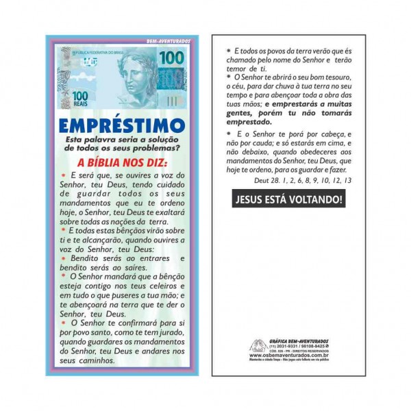 Folheto: Empréstimo
