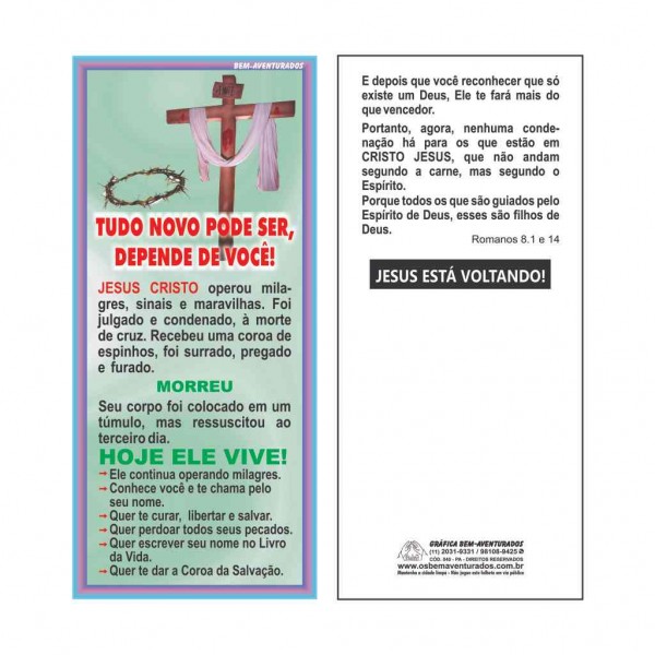 Folheto: Tudo Novo Pode Ser