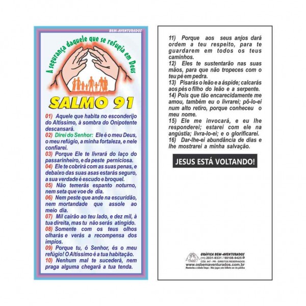 Folheto: Salmo 91